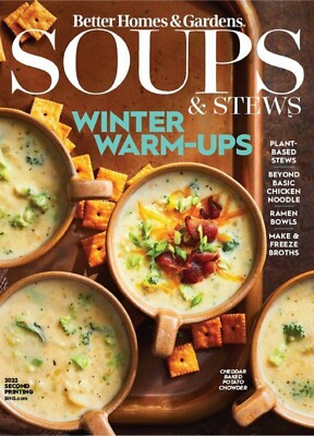 Soups & Stews/ Better Homes & Gardens Magazine/ BRAND NEW-image