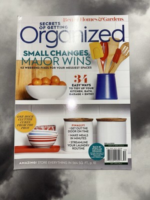 Better Homes Gardens Secrets of Getting Organized Spring 2020 Clutter Cures NEW-image
