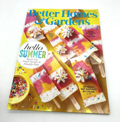 🏡 Better Homes & Gardens Magazine July/August 2022, Back Issue-image
