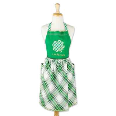 Design Imports Apron, Lucky Clover (754268)-image