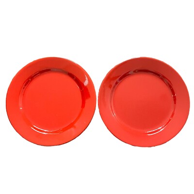 Set Of (2) Pier 1 Nuevo Organic Rosso 9