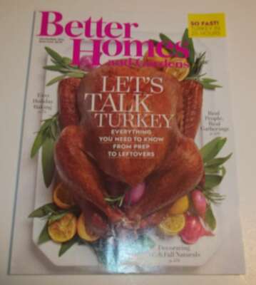 Better Homes & Gardens Magazines, November 2016, Back Issue-image