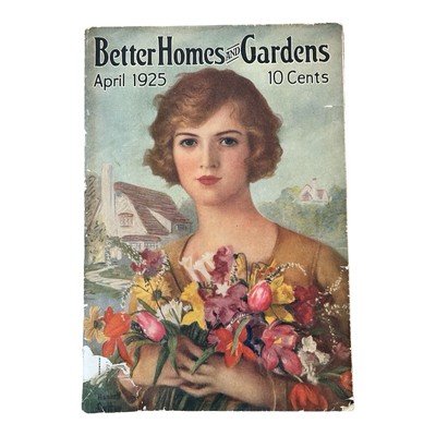 1925 APRIL Better Homes & Gardens Antique Magazine-image