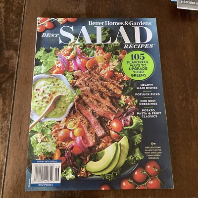 Better Homes & Gardens Magazine Best SALAD Recipes 105 Flavorful Ways 2 Upgrade-image