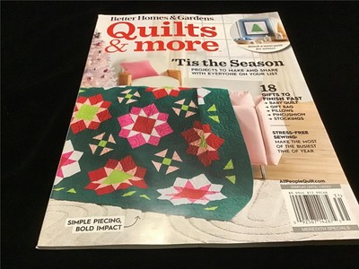 Better Homes & Gardens Magazine Quilts & More 'Tis the Season 18 Gifts to Finish-image