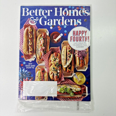 Better Homes & Gardens Magazine July 2019 Happy Fourth Issue Food Lifestyle-image