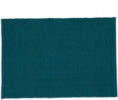 Design Imports Ribbed Placemat, Peacock (90521)-image