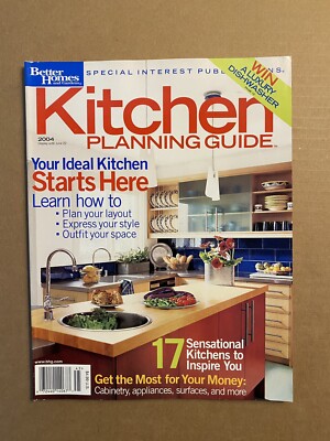 Better Homes and Gardens - 2004 -Kitchen Planning Guide Great Condition-image