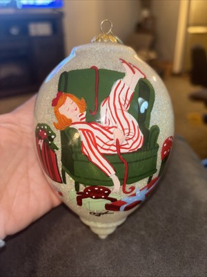 2015 Li Bien Wrap It Girl Ornament From Pier 1 Imports Christmas New-image