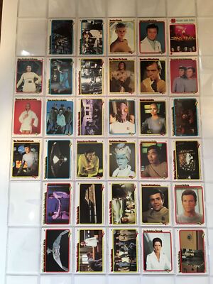 Star Trek 1979 The Motion Picture Rainbo Bread Complete (33) Trading Card Set-image