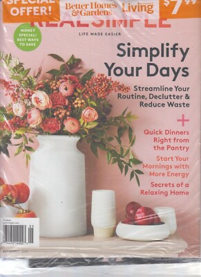 Real Simple/Better Homes & Gardens/Martha Stewart Living September 2019-image