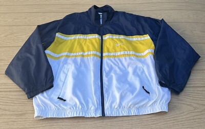 Vintage 90s Nike Jacket Windbreaker Swoosh Logo Men’s Size 2XL Embroidered-image