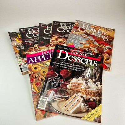 Lot of 7 Better Home and Gardens Creative Ideas Magazine 1980s Holidays Editions-image