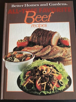 Better Homes & Gardens All-Time Favorite Beef Recipes Hardcover Cookbook-image