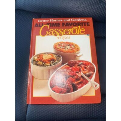 1977 Better Homes & Gardens CASSEROLE RECIPES Hard Cover Cookbook B-image