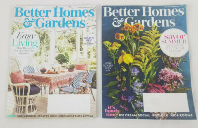 Better Homes And Gardens August and June of 2019 Life In Color -image