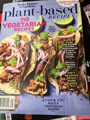 Better Homes & Gardens- PLANT-BASED RECIPES-JAN 2022-110 VEGETARIAN RECIPES T269-image