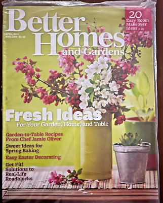 Chef Jamie Oliver ~ BETTER HOMES & GARDENS ~ UNREAD IN PLASTIC SLEEVE ~ APR 2011-image