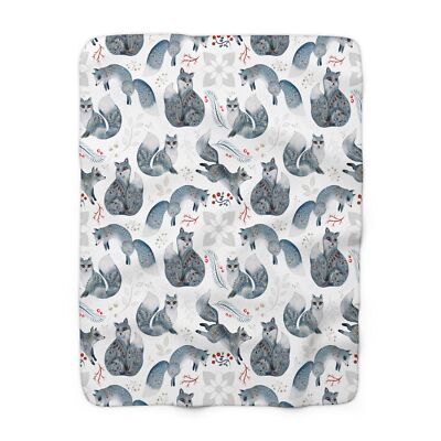 Winter Nordic Sherpa Blanket - Cozy Warm 2 Sizes, Christmas Gift, Scandinavian-image