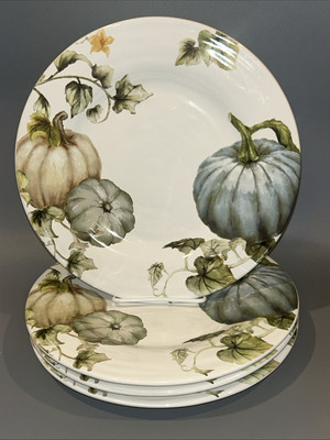 Pier 1 Imports /4 Autumn Bliss Dinner Plates /10.75