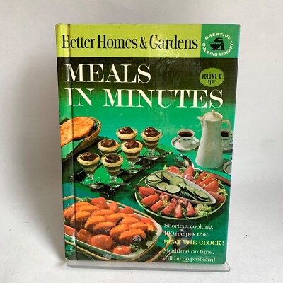 1963 Better Homes and Gardens Meals in Minutes Cook Book-image