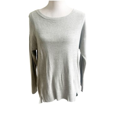 Barefoot Dreams Cozy Chic Lite Sweater Pullover Size Large Light Sage Crewneck-image