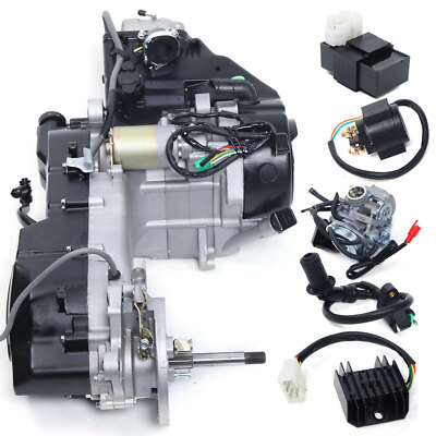 4-Stroke Complete Engine 150CC GY6 Scooter ATV Go-Kart Motor CVT Long Case Kit -image