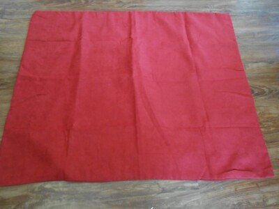 Red/Burgundy Huge Pillow Sham **Suede Cloth NWOT-image