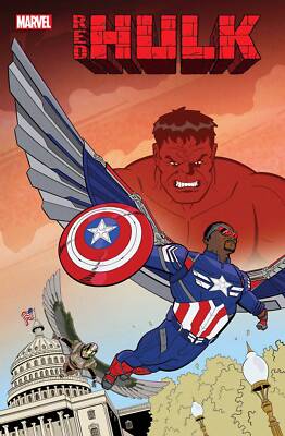 RED HULK #1 JACOB EDGAR MARVEL STUDIOS VAR 2024 MINT PRESALE 2/25/25-image