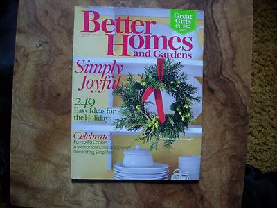 Better Homes & Gardens Magazine December 2008-image