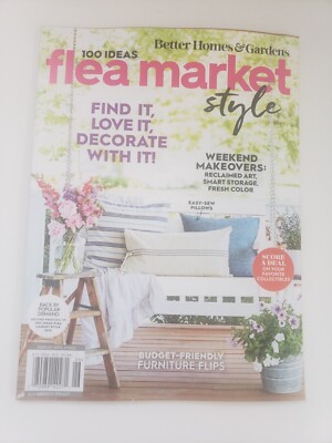 Better Homes & Gardens Flea Market Style September 2022 Magazine Furniture    -image