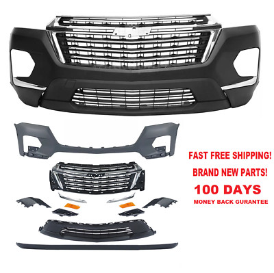 for Chevy Traverse 2022 2023 2024 Front Bumper Cover Grille Assembly Complete-image