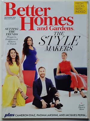 7 OF THIS YEARS STYLEMAKERS September 2016 BETTER HOMES AND GARDENS Magazine-image
