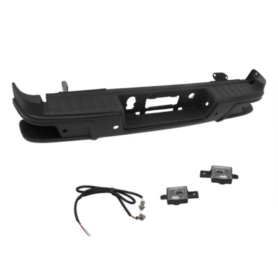 Complete Rear Step Bumper For 2019-2021 Chevy Colorado GMC Canyon W/Sensor Holes-image
