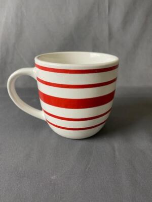 Mainstays Home Red Striped Mug jl-image