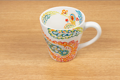 Pier 1 Imports Floral Design Large Mug Cup-image