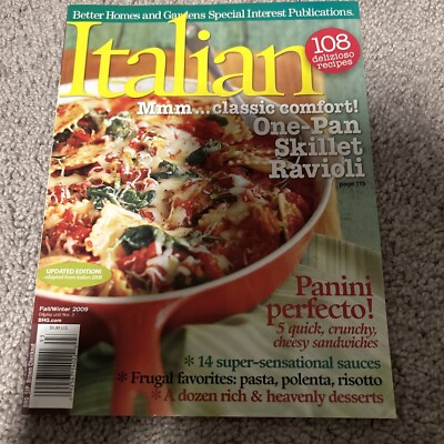 Better Homes & Garden Italian Issue Magazine Fall Winter 2009-image