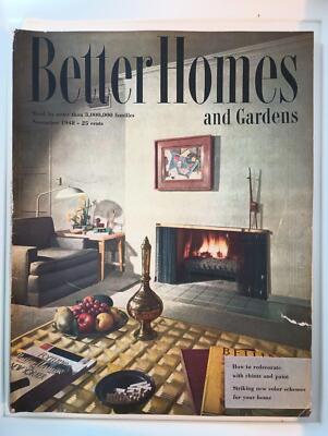 Better Homes & Gardens November 1948 Magazine -image