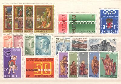 LU - LUXEMBOURG 1971 complete year set MNH-image