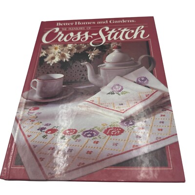 Better Homes & Gardens The Pleasures Of Cross-Stitch Hardcover 1984-image