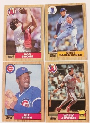 1987 Topps Baseball, #1-200, You Pick, COMPLETE YOUR SET!!-image