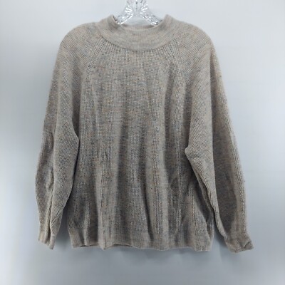 gap women's sweater size med casual classic knit winter cozy comfort crew neck-image
