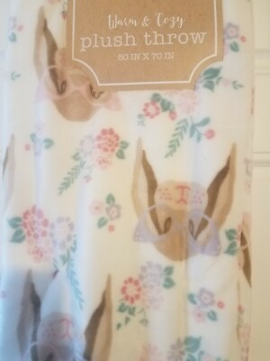 Cottontail Collection Warm And Cozy Plush Throw-image