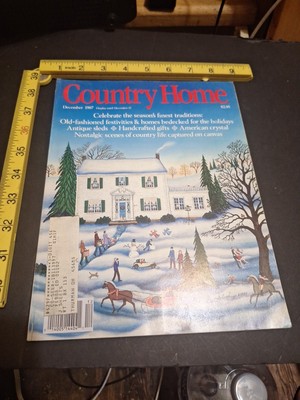 Country Home Magazine December 1987 -image
