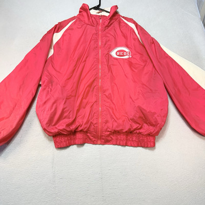Vintage 90s Cincinnati Reds Competitor XL Wind Breaker Jacket, MLB, Baseball-image