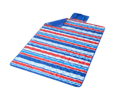 Outdoor Blanket 50” x 70”  Picnic Beach Lawn Sports Red White Blue Mainstays NEW-image