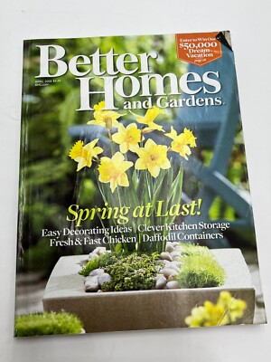 Better Homes & Garden April 2008 Issue - Spring at Last! Easy Decorating Ideas-image