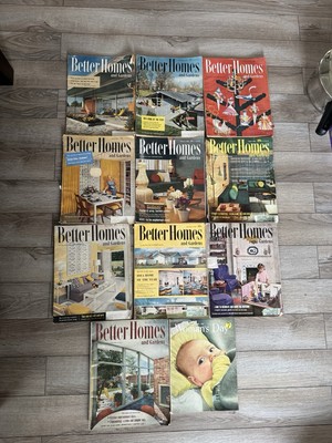 1950’s Better Homes and Gardens Magazines, Lot 10 Vintage Issues + Woman’s Day-image