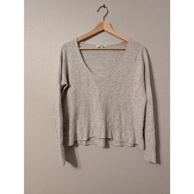 Madewell Womens Wool Alpaca Blend Sweater Size M  Gray Cozy Knit Soft Neutral-image