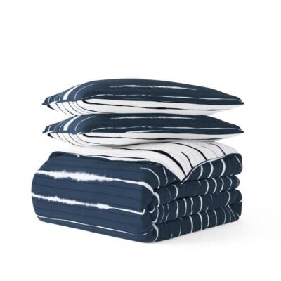 Becky Cameron Bedding Sets King/Cal King Microfiber Polyester Reversible Navy-image